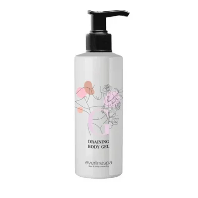 draining body gel bottle