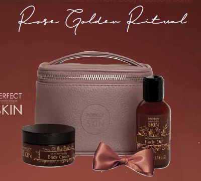 Everline Spa - Rose Golden Ritual Body Trousse (Christmas Edition)