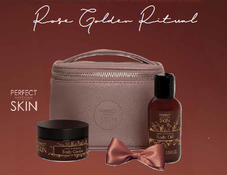 Everline Spa - Rose Golden Ritual Body Trousse (Christmas Edition)